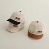 Solid Color Mesh Baseball Cap Hollow Mesh Duck Tongue Hat Korean Style Kid Sunscreen Hat  Baby