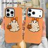 Phone Case: 2D flat design suitable for iPhone 18 17 16 15 14 13Pro film protective case, couple style, bow ghost, Christmas and Halloween gifts