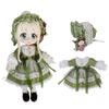 Rakulifey Obitsu 11cm Dress, Green, 2-Piece Set