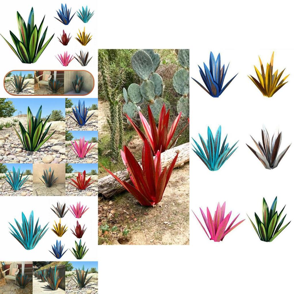 Tequila Rustic Metal Sculpture Diy Agave Plant Decor Garden Yard Home Decor