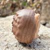Hand-Carved Hedgehog Figurine Miniature Wooden Forest Animal Statue Rustic Collectible Hedgehog Sculpture for Living Room Home Desk Shelf Decor