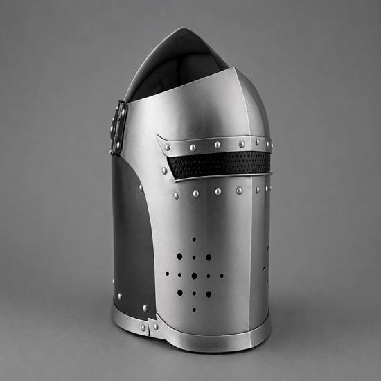 Medieval Knight Visor Barbuta Helmet Templar Helmet  Cosplay & Roleplay Costume