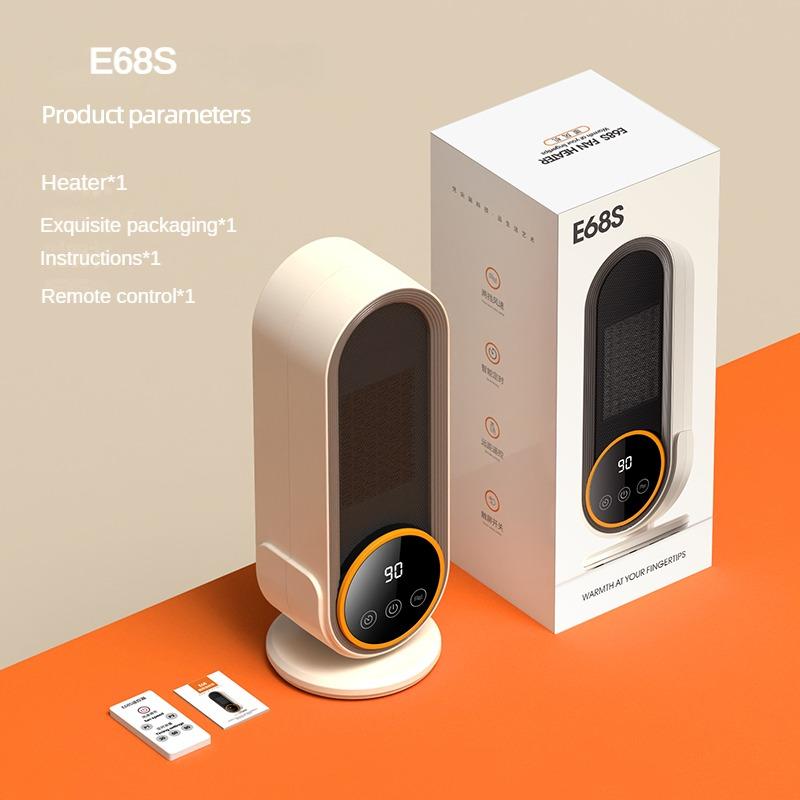 Нагреватель с дистанционным управлением, 1200 Вт, настольный обогреватель для комнаты, ЖК-дисплей с сенсорным экраном, быстрый обогрев помещения, две передачи, электрические обогреватели по расписанию