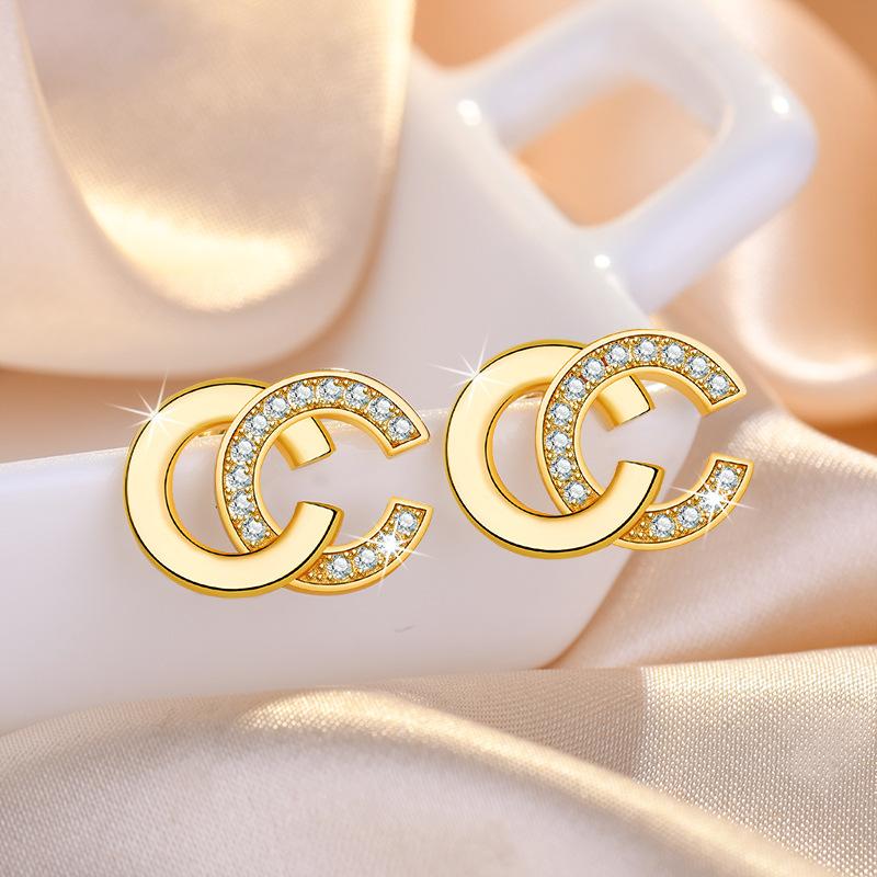 925 Silver Earrings stud High Quality For Women Exquisite Student Girlfriend Jewelry Accessories Wedding Fashion Gift