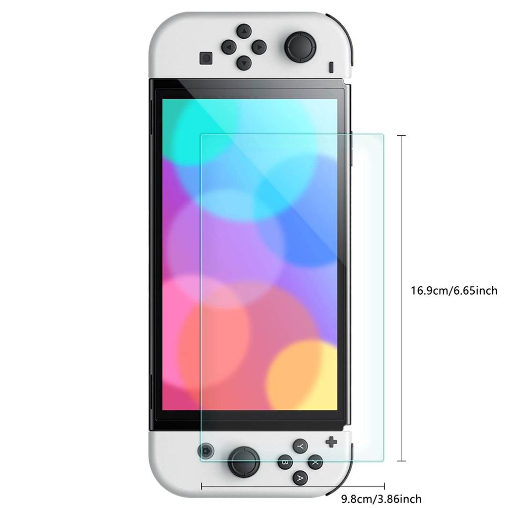 Закаленное защитное стекло для экрана, совместимое с Nintendo Switch/ Switch Lite/ Switch OLED, жесткая защитная пленка для игровой консоли Switch