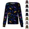 Women's Casual Long Sleeve Single Breasted Printed Dry- Top