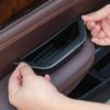 4Pc Carbon Fiber Car Left Right Interior Door Handle LHD Inner Door Panel Handle Pull Trim Cover for BMW X3 X4 F25 F26