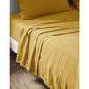 "Gaïa" Flat Sheet All Sizes "Cotton Gauze" - Gaïa Safran - 240 X 300 Cm for Double Bed