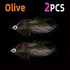 1#Grizzly Saddle Hackle 3D Fish Eyes Baitfish стример для пресноводных мокрых мушек для ловли окуня, щуки, рыболовных приманок