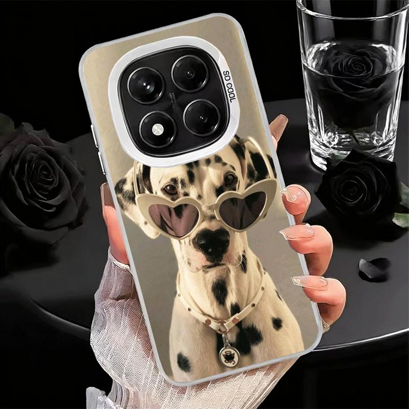 Dalmatian Cute Dog Soft Phone Case for Xiaomi Redmi Note 13 14 15 Pro Plus 12S 12 11S 11 11T 10S 10 Shockproof Cover Back Shell