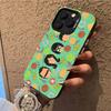Мультяшный чехол для телефона B-Bobs Burgers для iPhone 17,16,15,14,13,12,X,8,Pro,Max,Plus,E,SE4,Air,Mini IMD Матовый черный