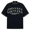 European & American Street Style Rivet Design Unisex Oversized T-Shirt