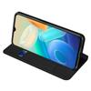 Dux Ducis Premium Black Wallet Case for Vivo Y16/Y02s – Sleek Flip Cover Protection