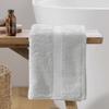 Serviette de toilette - Elegante - 50 x 90 cm - 100% coton - Gris perle - Oeko-Tex®