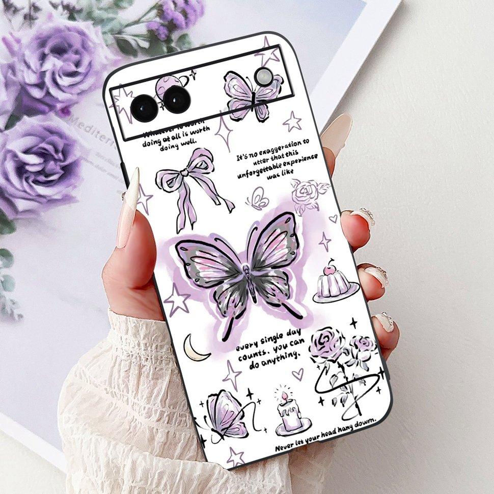 Luxury Painted Cover For Google Pixel 6A Case Soft Silicone Phone Case For Google Pixel 6A Google6A 2022 Back Cover 6.1"