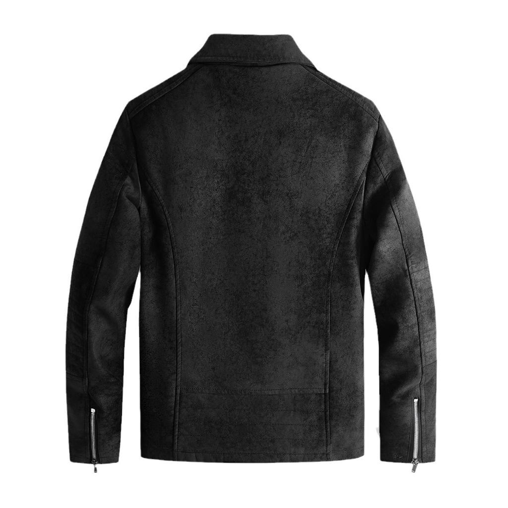 Ретро потертая короткая стираная кожаная куртка мужская короткая осенне-зимняя новая красивая мужская куртка куртка