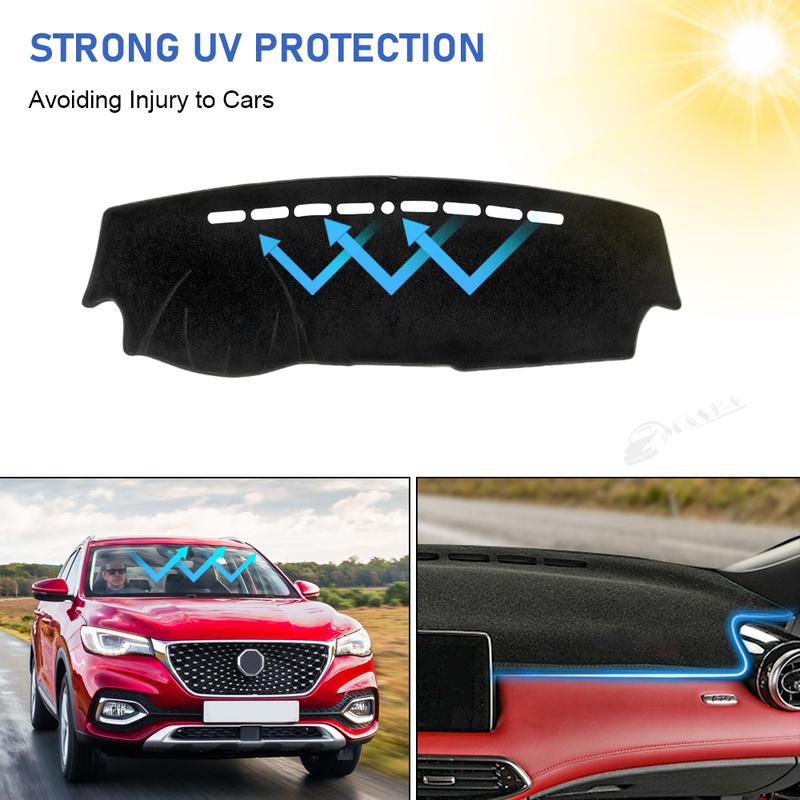 Car Dashboard Cover For MG HS EHS PHEV 2018 Pad Dash Mat SunShade Carpet Accessories Nonslip Mesh Protector