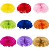 Festive Honeycomb Ornament Birthday Party Theme Decoration 360 Degree Open Fan Table Honeycomb Ball Base Decoration