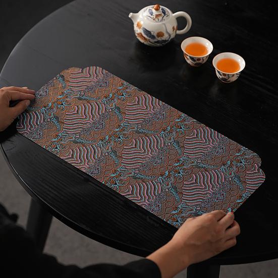 Полотенце для чайной салфетки Yousheng для чайного столика, китайское чайное художественное полотенце, декоративное эстетическое полотенце Zen для чайной комнаты, подарок любителям чая