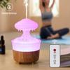 Remote Control LED Rain Cloud Aromatherapy Air Humidifier Creative Water Drop Electric Ultrasonic Aroma Essential Oil Diffuser