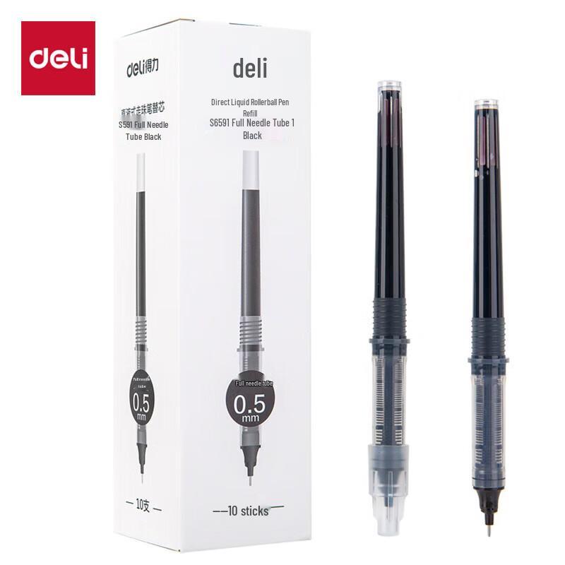 Deli Nuoshang 0.5mm Direct Liquid Rollerball Pen Refill