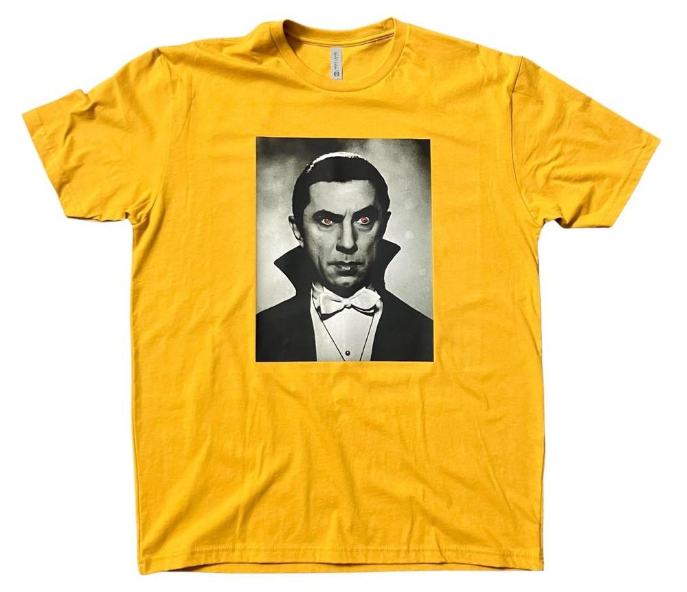 Bela Lugosi Dracula Horror Montage Men039s T Shirt gold Unisex T-Shirt