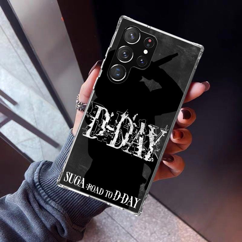 Чехол для телефона SUGA D-DAYs для Samsung Galaxy S26 S25 Edge S24 S23 Ultra S22 Plus S21 FE S20 + Мягкий чехол с принтом Fundas Galaxy S25 S2