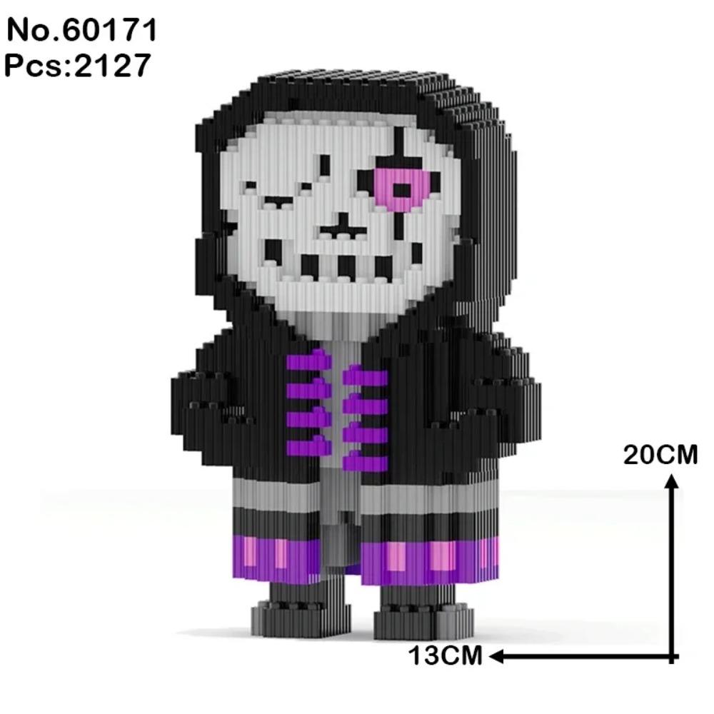 Undertale Санс Строительные Блоки Крест Кошмар Жнец Чернила Сон Скелет Монстр ABS Кубики Кукла Магические Блоки Игрушки Рождественский Подарок