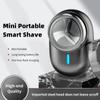 Мужская электробритва, мини-карманная перезаряжаемая портативная безболезненная беспроводная триммерная бритва для лица, бритвы для бороды для путешествий, офиса и дома
