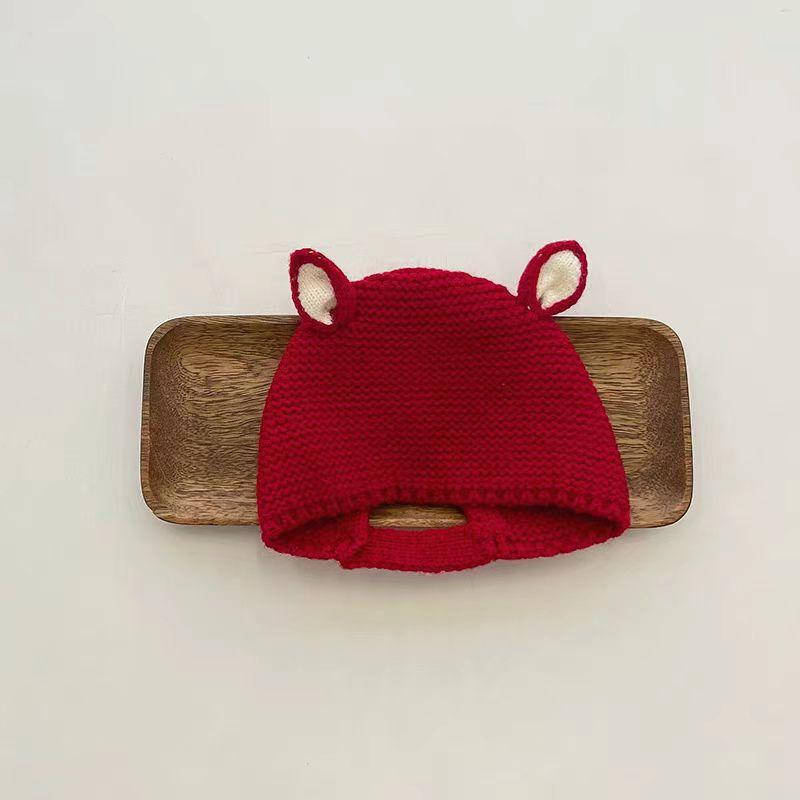 Зимняя шапка-ушанка для младенцев и маленьких детей