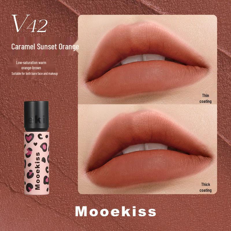 Mooekiss Матовая кремовая помада для губ V07/V12/V04 - Нелипкий бархатный блеск для губ