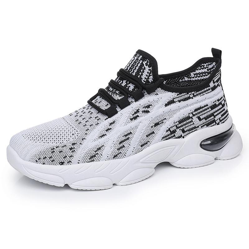 Обувь Женская повседневная обувь Дышащая обувь из мушиной ткани Не душная для ног Сетчатая обувь Мягкая подошва Удобная спортивная обувь Модная универсальная одинарная обувь