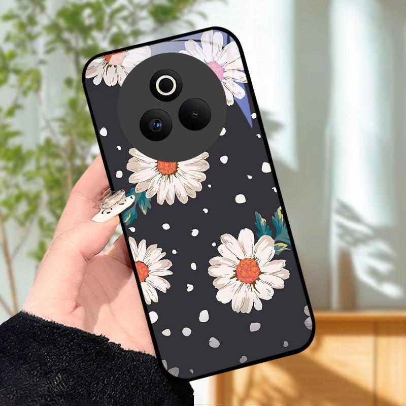 Закаленное Стекло Чехол для Телефона Для OPPO Realme P3 Pro 5G Funda Ударопрочный Жесткий ПК Корпус Задняя Крышка Для Realme P3Pro RMX5032 Coque
