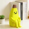 3D-печатная фигурка Бананового Человека, забавная разочарованная скульптура банана для дома, офиса, гостиной, настольного декора