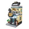 LOZ 1623 City Street Music Shop Musical Instrument Store Piano Architecture Mini Blocks Bricks Building Toy No Box