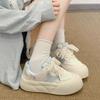 Summer Shoes Women's Breathable Board Shoes Platform White Shoes Mesh Niche Versatile Casual Bread Shoes Tide