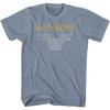 Weezer Stacked Weezer Indigo Heather Alternative Rock Music Band Shirt