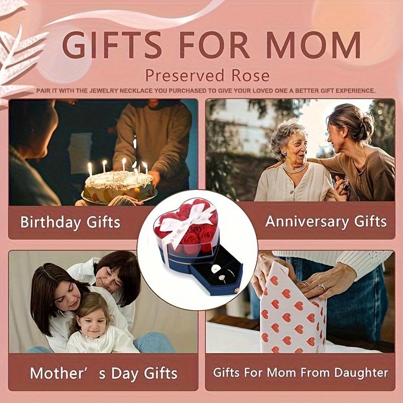 1PC Romantic Birthday Box Luxury Gift for Anniversary Heart Shaped Rose Gift Box Valentine's Day