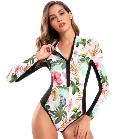 One-piece surfing swimsuit with slimming effect One-piece surfing swimsuit with slimming effect xs