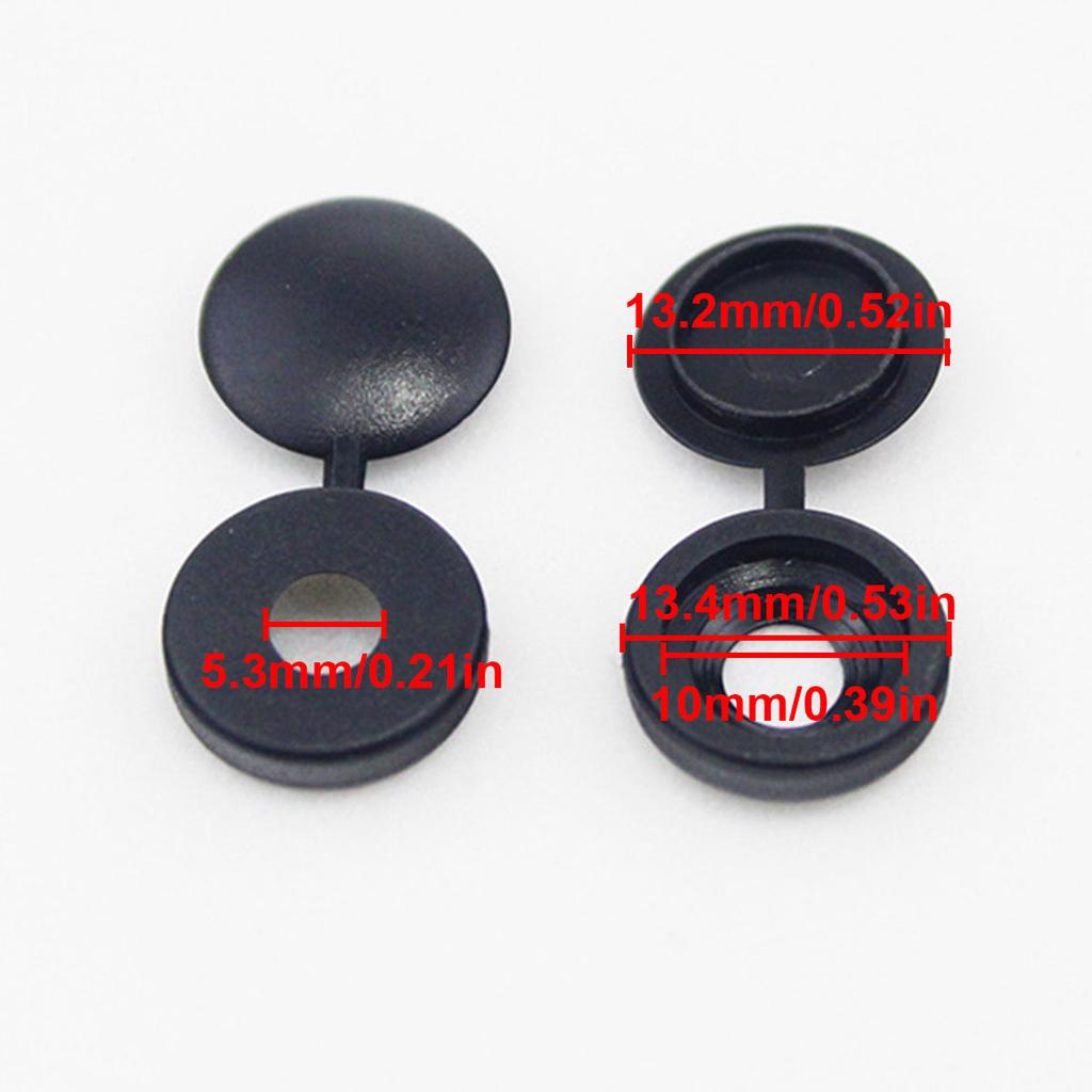 100 шт. Саморез с крестообразной крышкой Декоративная заглушка для отверстия Саморез с крышкой