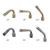 1-5PC 45/90/135 Degree Angle Bent Brass Air Tyre Valve Stem with Extension Adapter for Car Truck Motorcycle Cycling Accessories Valve Stems 1