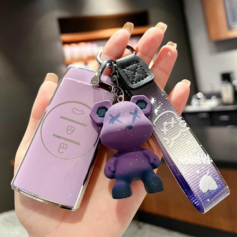 Чехол для ключа Chery Xingtu TX Tiggo 7 для 21 модели — высококачественный чехол с пряжкой для автомобилей Zhuifeng Lingyun Lanyue LX, 3X и 5X.