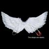 Handmade Angel Wings Creative White Feather Wings Cosplay Little Wings Props for Halloween Parties Festivals