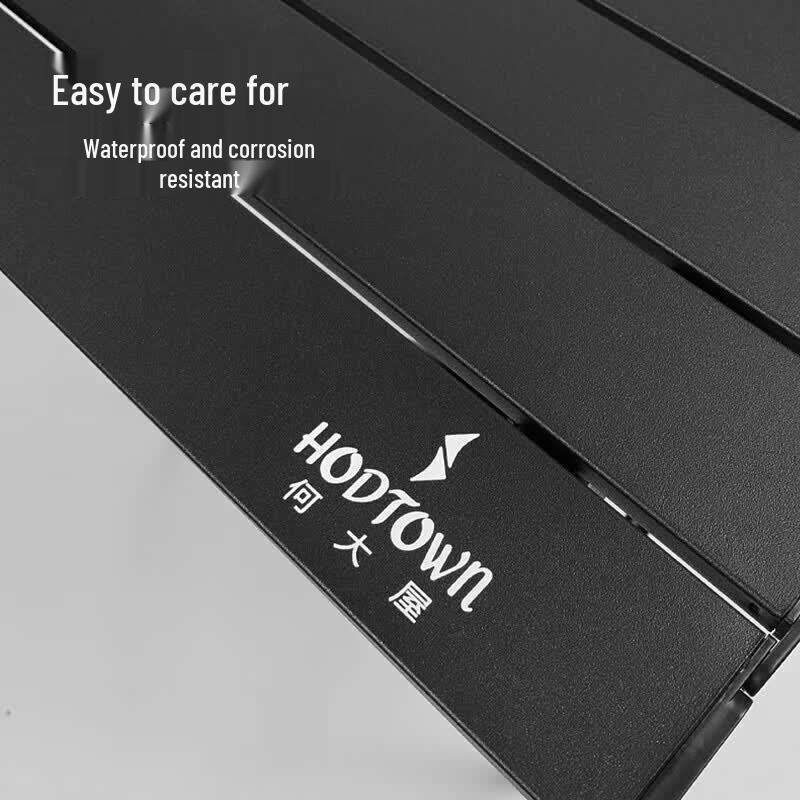 HODTOWN Outdoor Portable Folding Square Roll-Up Table