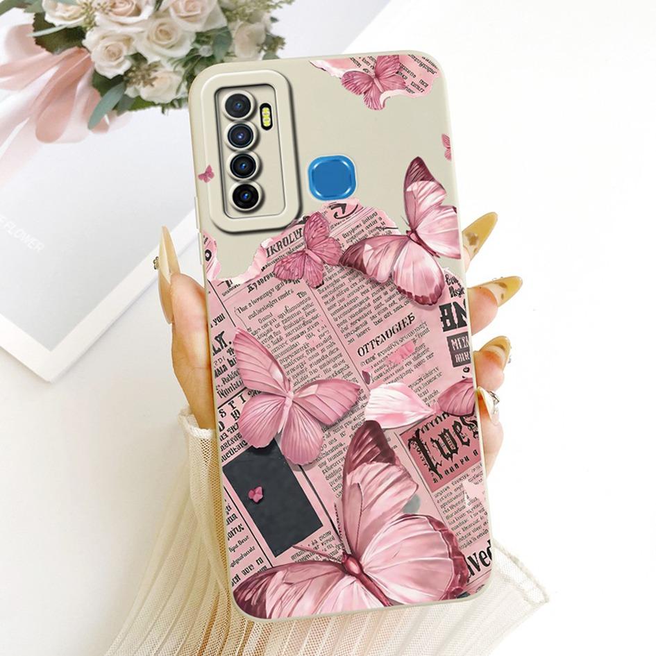 For Infinix Note 7 Lite Case X656 Popular Floral TPU Cover Soft Silicone Phone Cases For Infinix Hot 9 Pro Funda Hot9 Play Shell