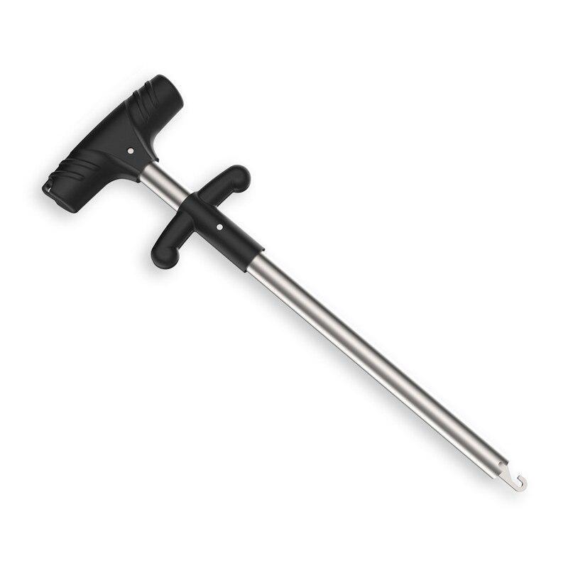 1 шт., инструмент для удаления рыболовных крючков, средство для удаления рыболовных приманок, алюминиевый съемник крючков для трубок, портативный экстрактор для рыболовных крючков Vissen