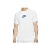 Nike As M Nsw Sport Pack Ss Tee 2 Logo Letter Crew Neck Short Sleeve T-Shirt Men Tops White CQ5347-100