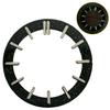 NH70 31.8MM Прозрачный циферблат для часов для механизма NH70 Зеленый люминесцентный литер для механизма NH35 Аксессуары для циферблата