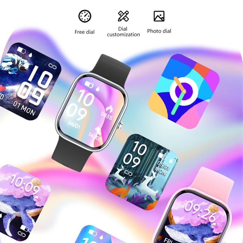 H97 IP68 Waterproof Music Player Heart Rate Sleep Monitor Children Smart Watch