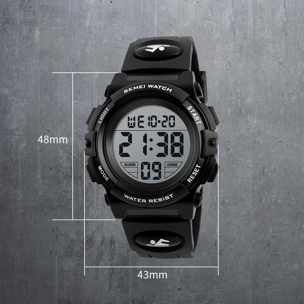 SKMEI Детские часы, наручные часы, модные многофункциональные водонепроницаемые светящиеся часы для занятий спортом на открытом воздухе